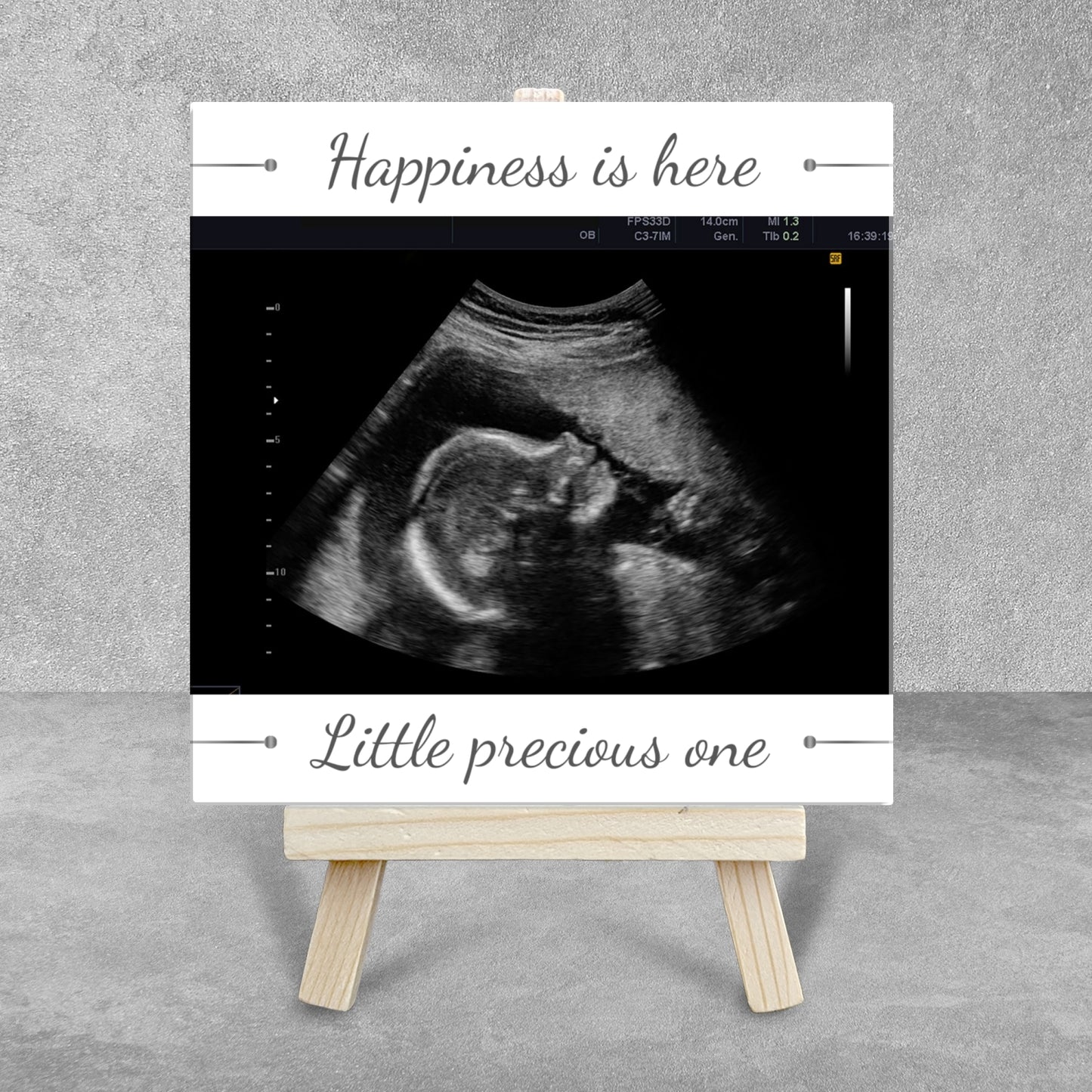 Baby Scan Gift – Little Precious One Personalized Tile with Easel