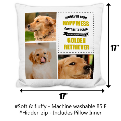 Golden Retriever Photo Pillow