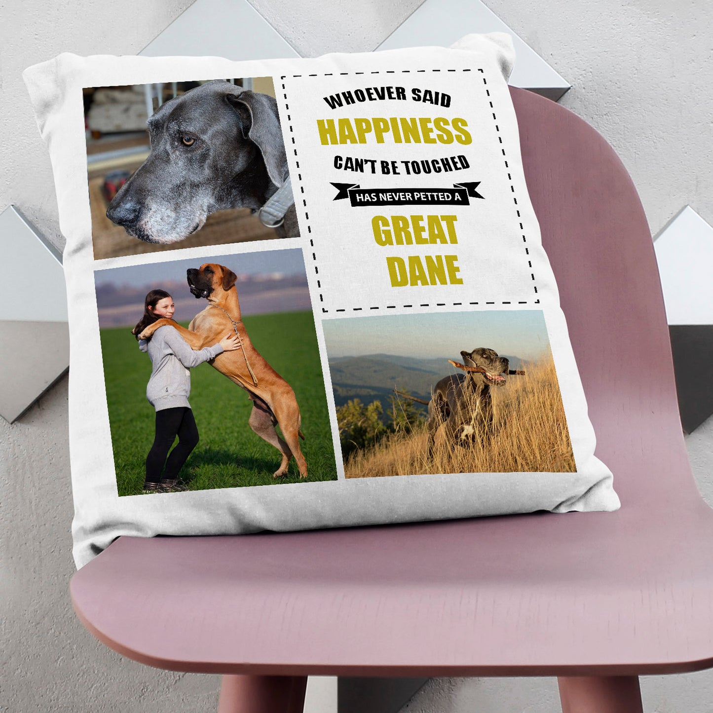 Great Dane Photo Pillow