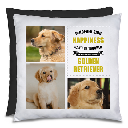 Golden Retriever Photo Pillow