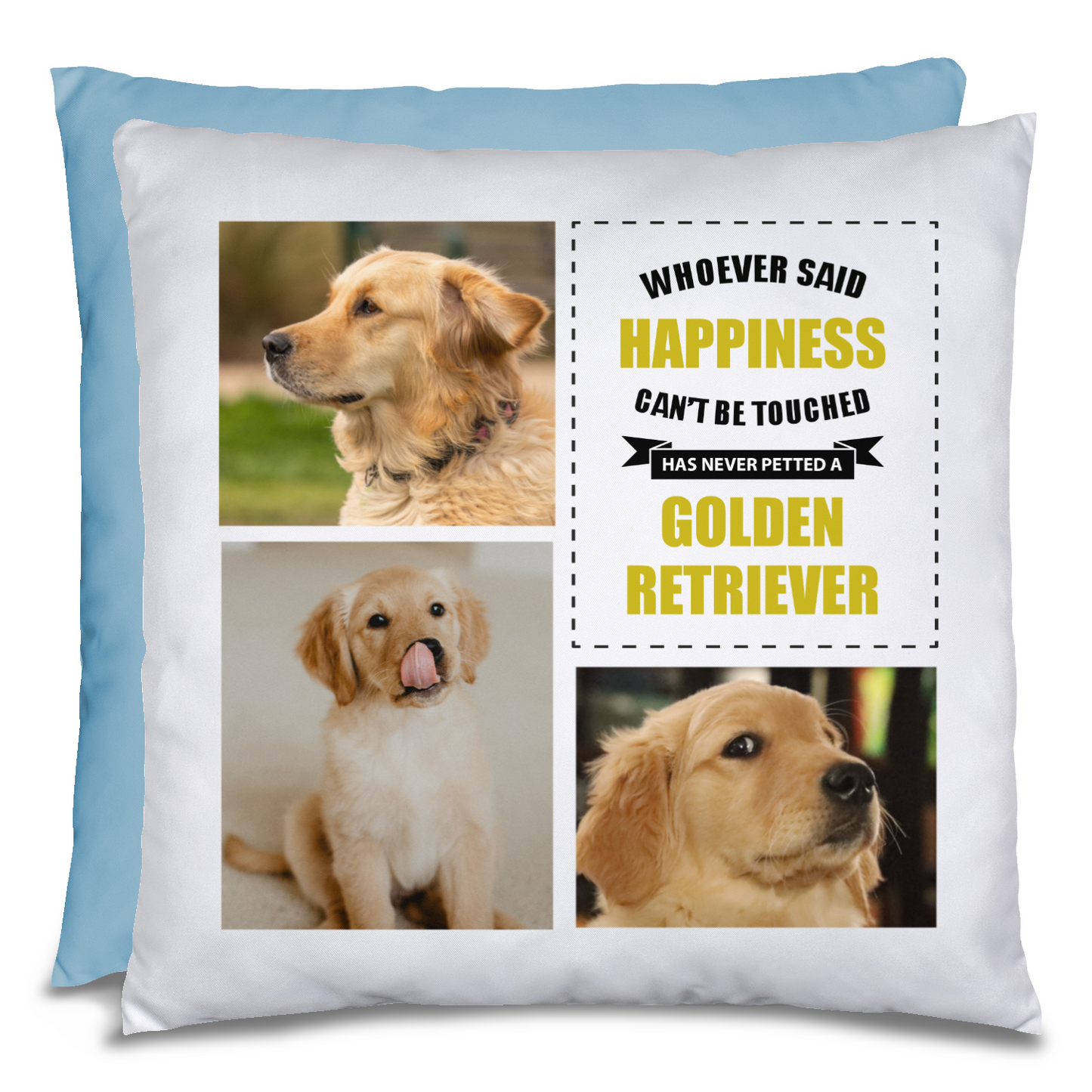 Golden Retriever Photo Pillow