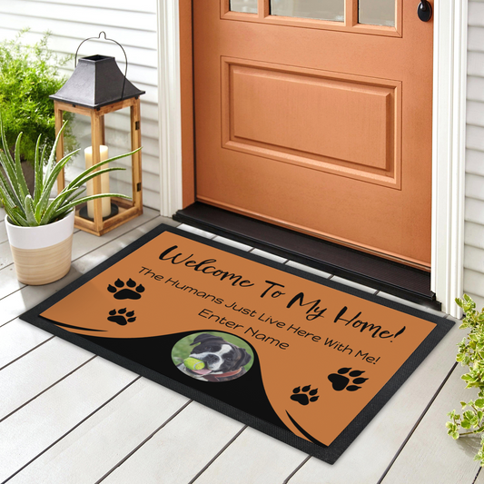 Welcome To My Home - Personalized Doormat With Photo Upload